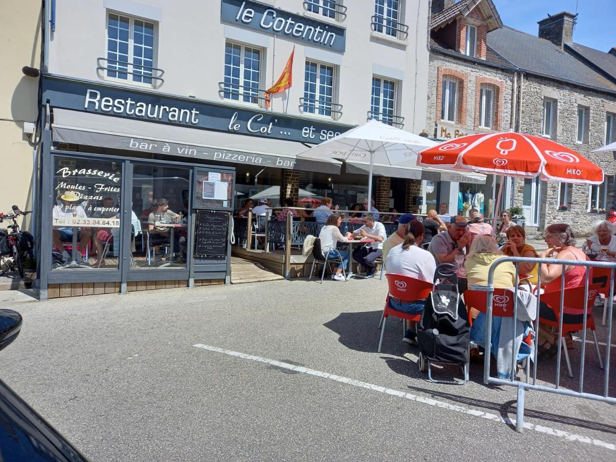 Le Cotentin Appart'Hotels & Restaurant Le Cot' Portbail Dış mekan fotoğraf
